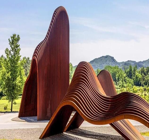 宁阳锈钢板造型