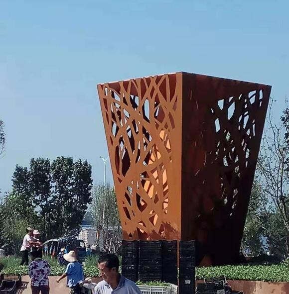 宁阳耐候钢板雕塑