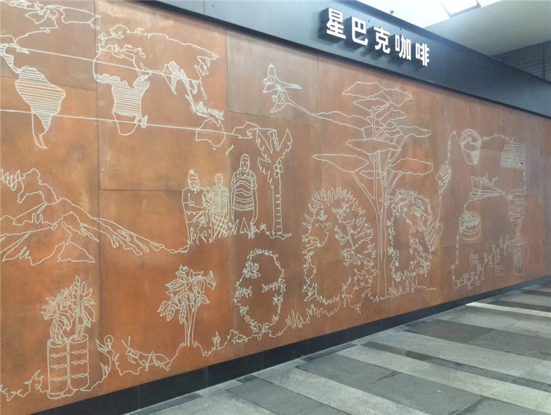 宁阳耐候钢幕墙